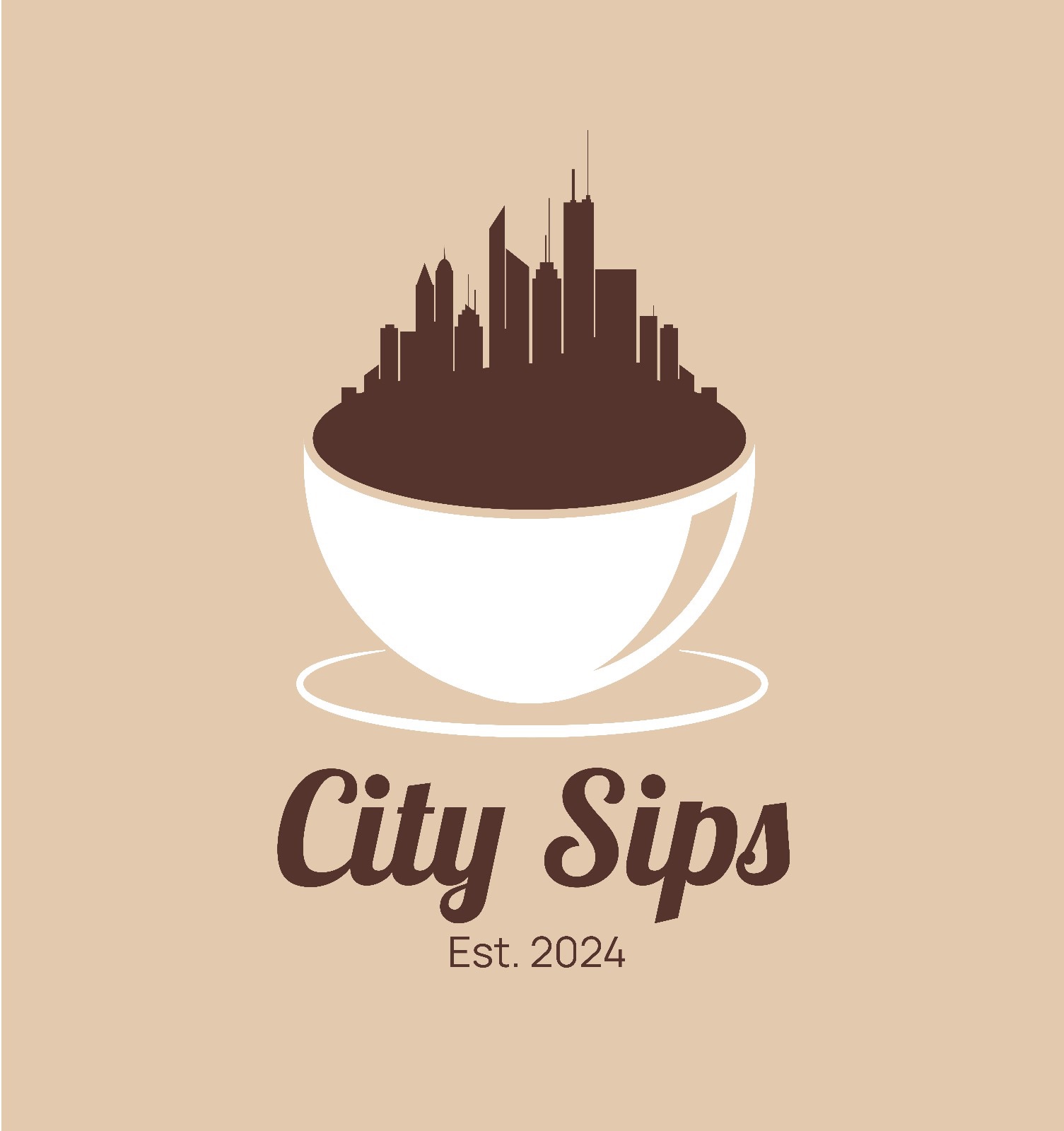City Sips logo